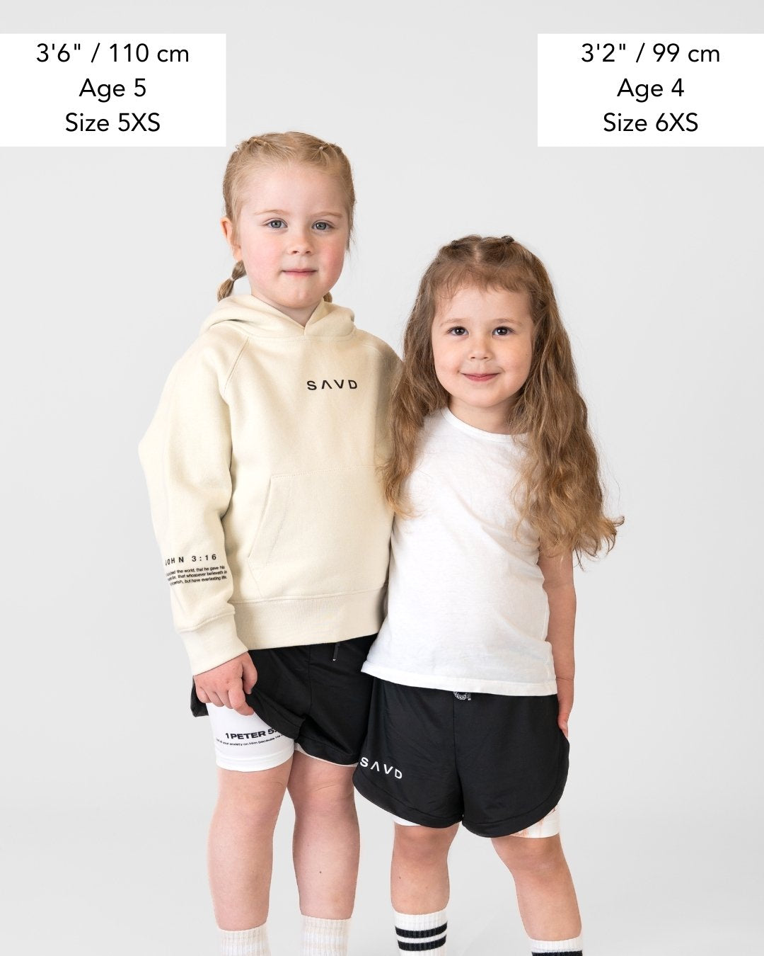 'Child of God' Girls Performance Shorts