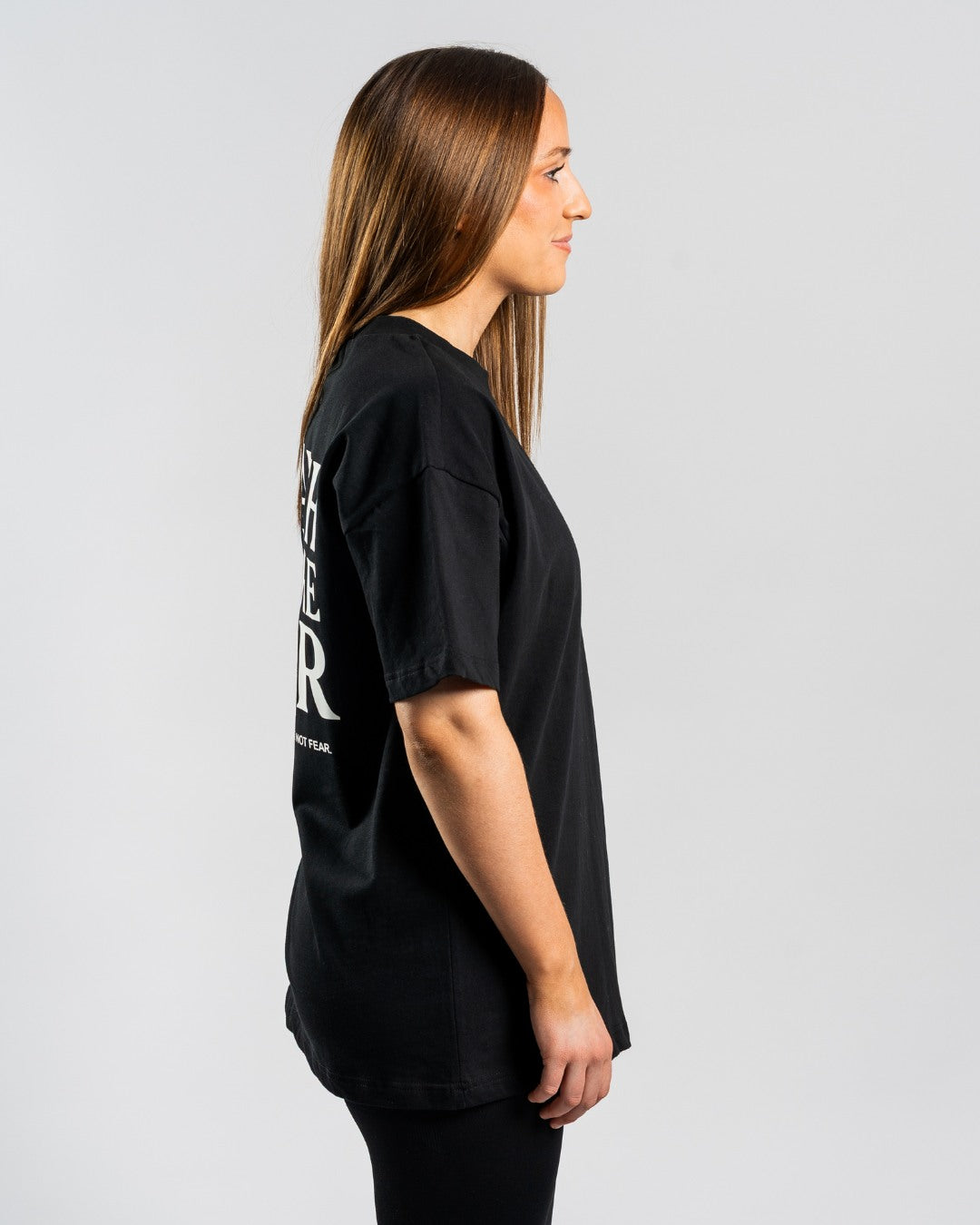 'Faith Before Fear' Women’s Oversized T-Shirt
