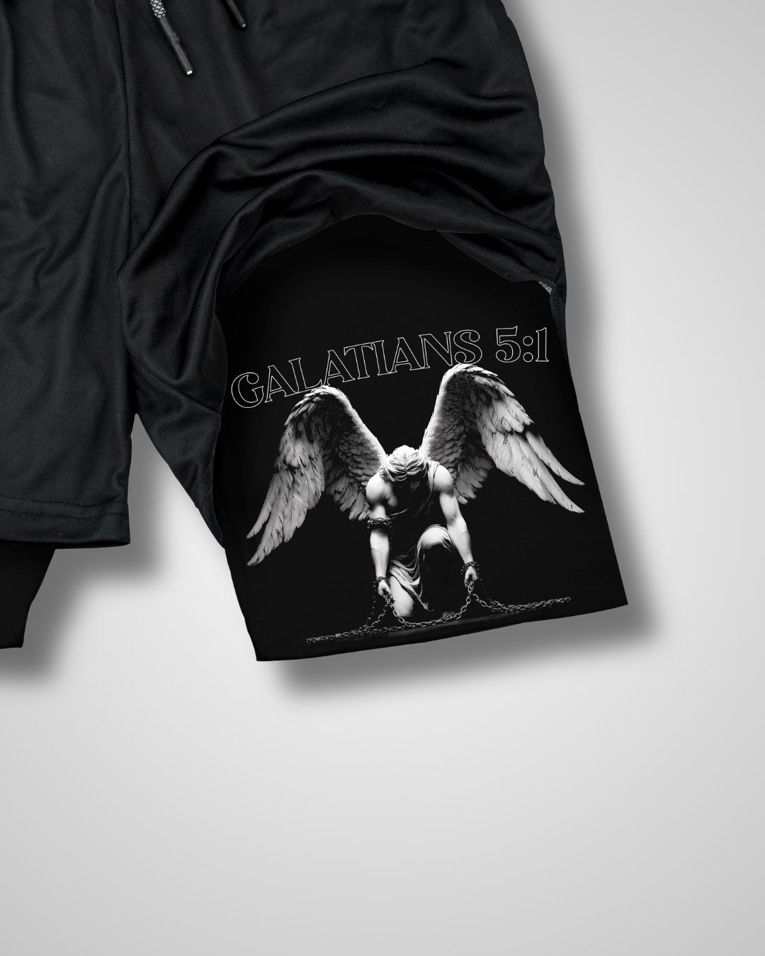 Galatians 5:1 ’Break Your Chains’ Men’s Performance Shorts