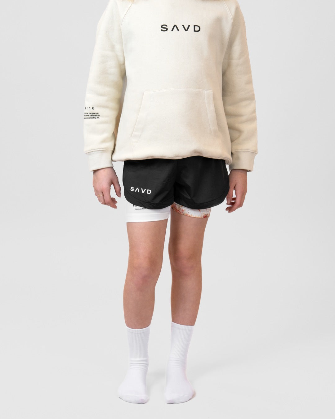 Isaiah 41:10 'Protected in Bloom' Girls Performance Shorts