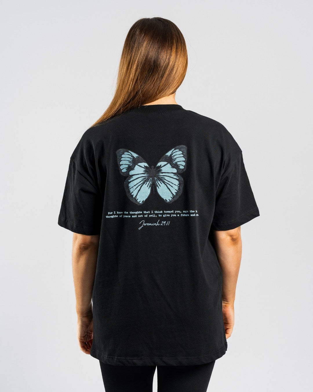 Jeremiah 29:11 'Wings of Hope' Women’s Oversized T-Shirt