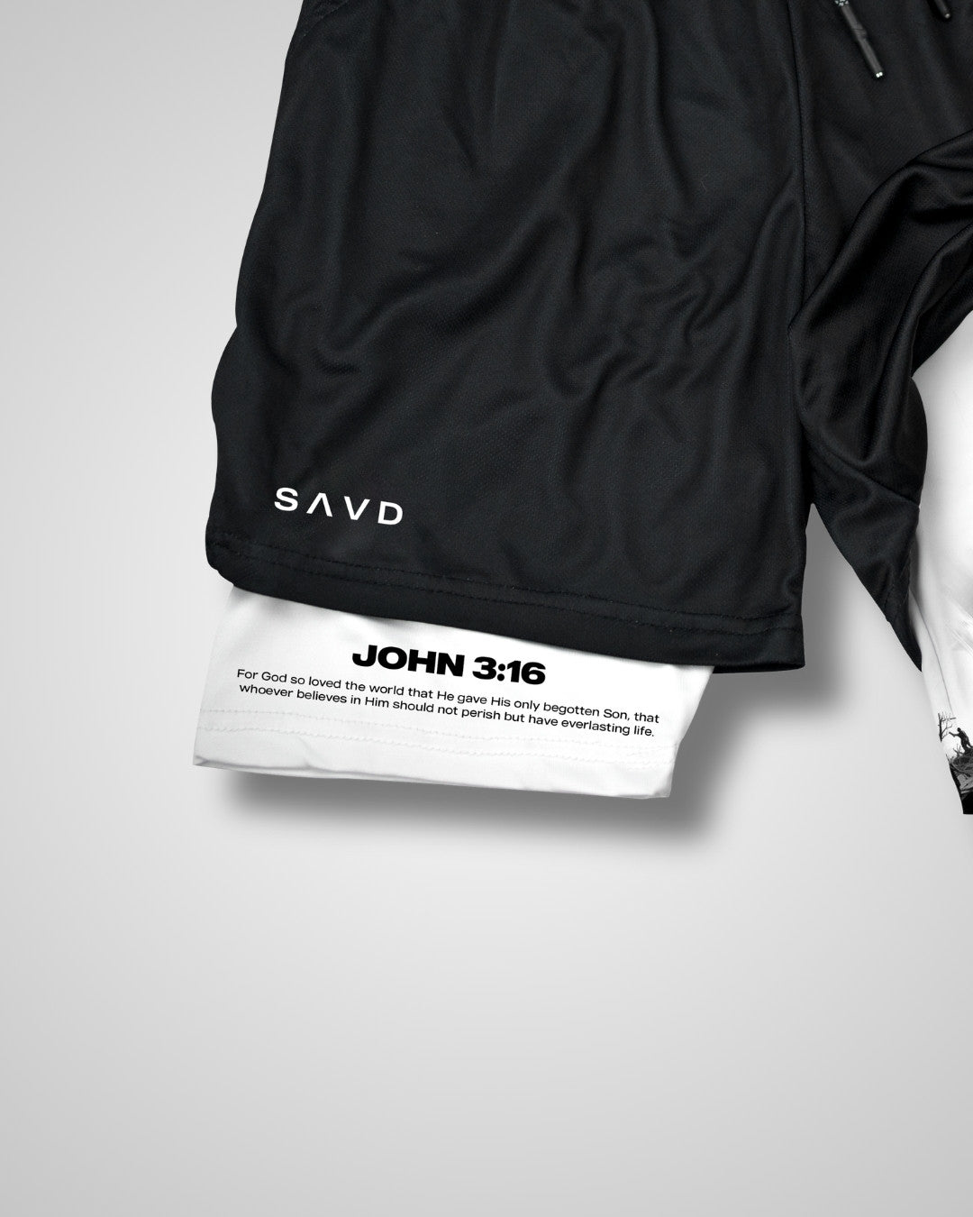 John 3:16 The Cross Performance Shorts