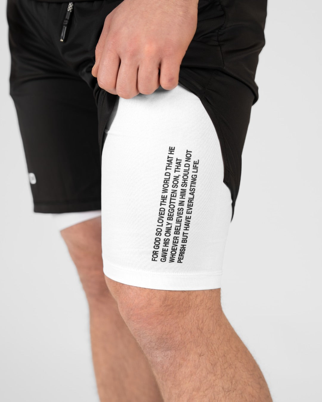 John 3:16 ’Scripture’ Men’s Performance Shorts