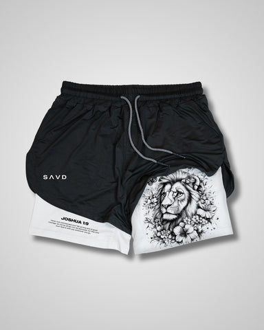 Joshua 1:9 'Courageous Roar' Girls Performance Shorts