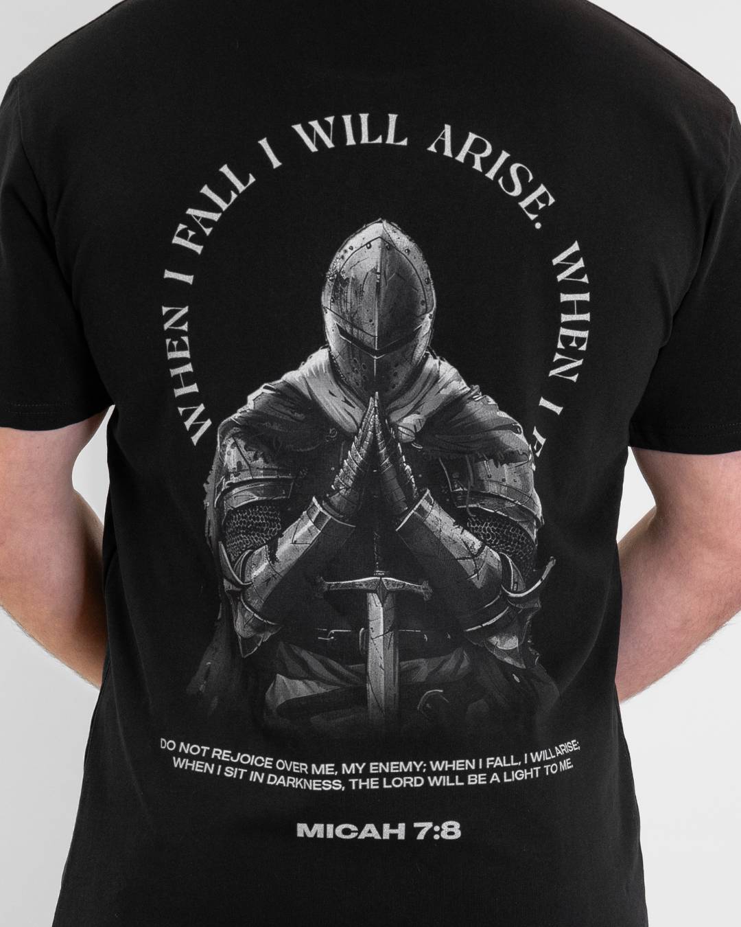 Micah 7:8 Armor of Light Oversized T-Shirt
