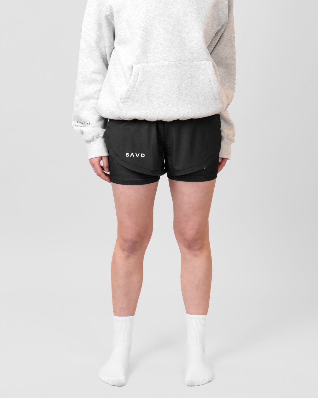 'Minimal Cross' Girls Performance Shorts
