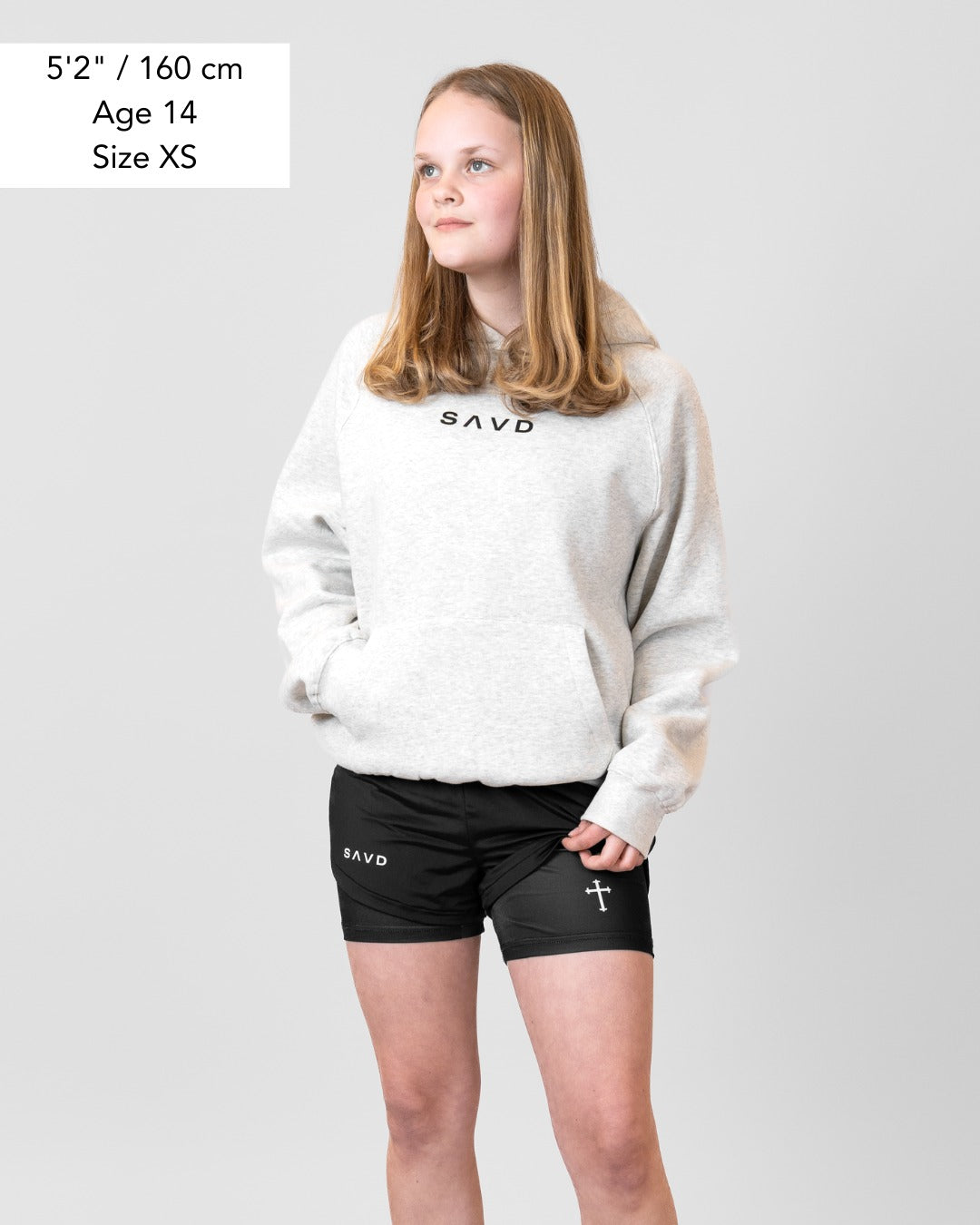 'Minimal Cross' Girls Performance Shorts