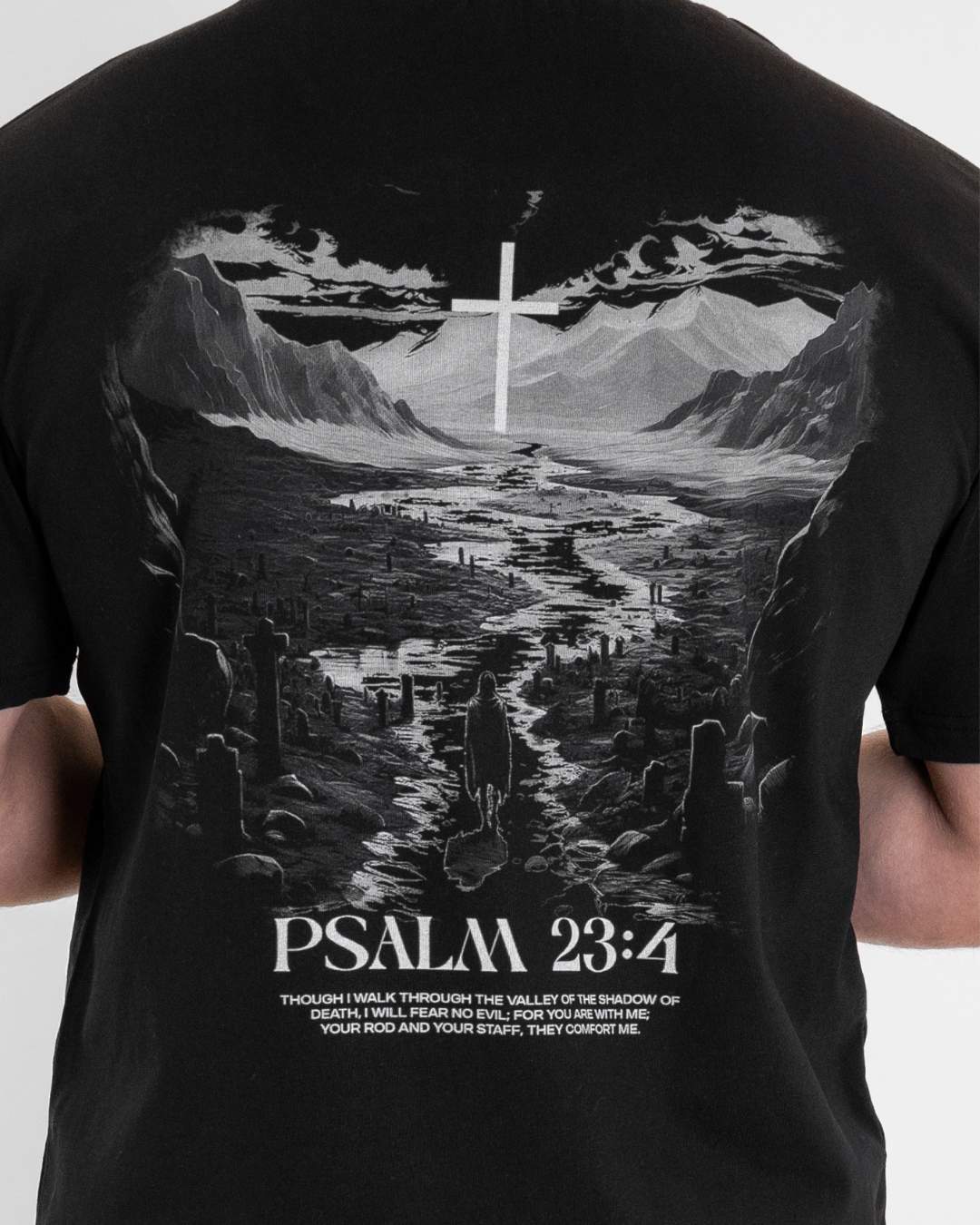 Psalm 23:4 Shadow of Death Oversized T-Shirt