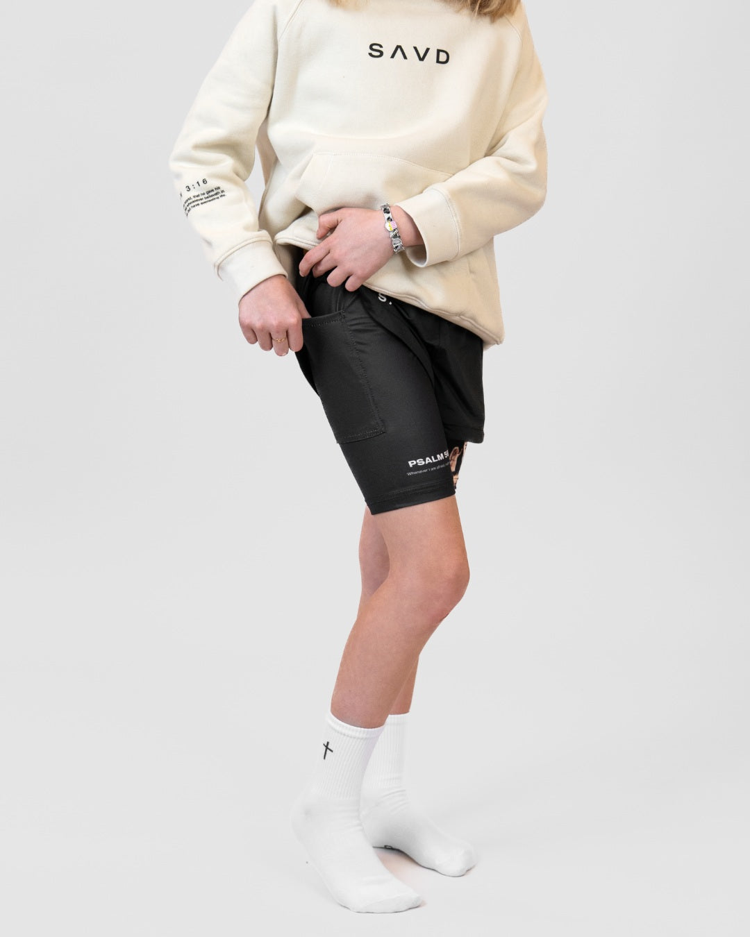 Psalm 56:3 'Fearless Trust' Girls Performance Shorts