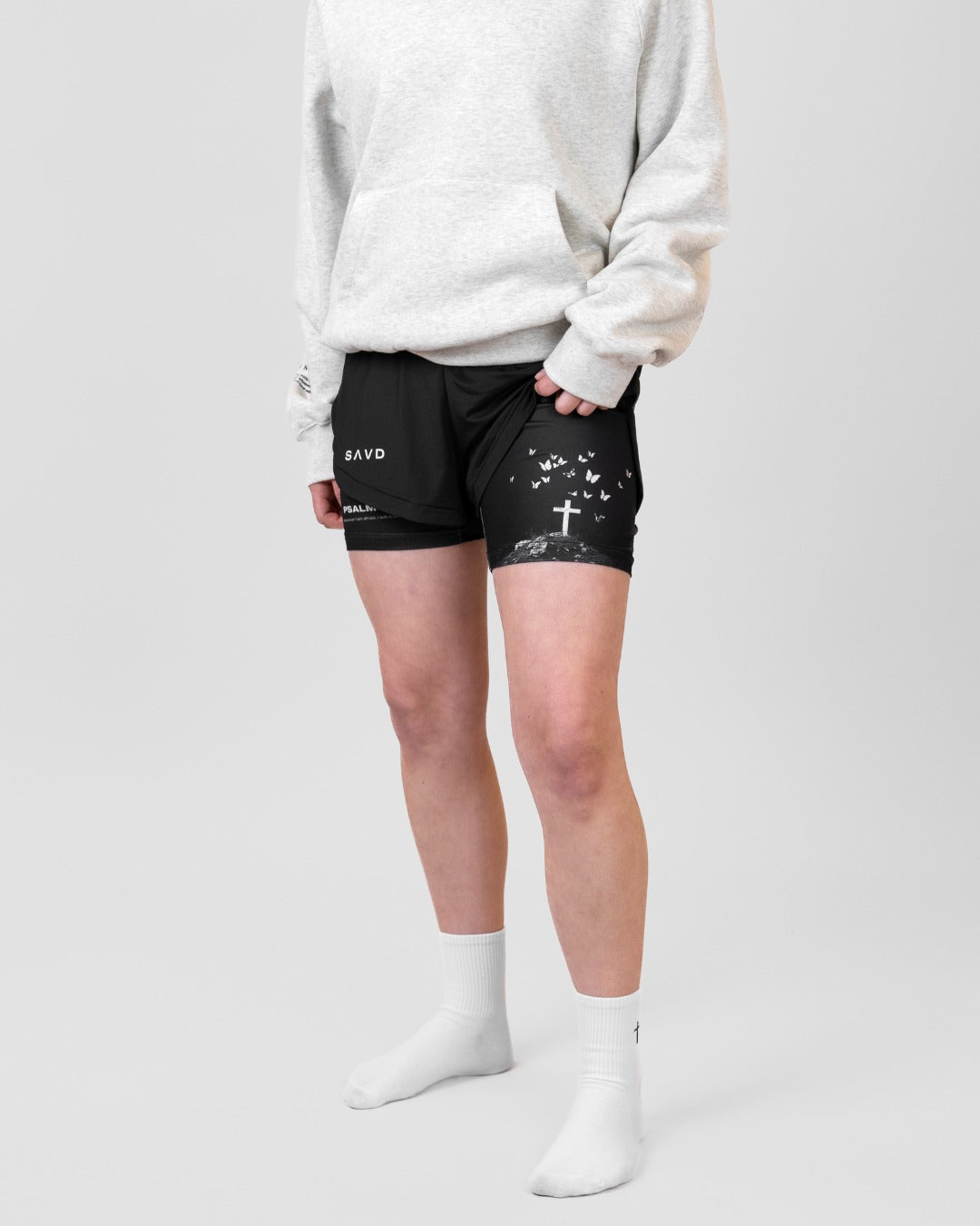 Psalm 56:3 'Peaceful Trust' Girls Performance Shorts