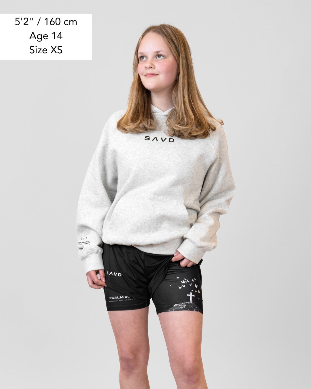 Psalm 56:3 'Peaceful Trust' Girls Performance Shorts