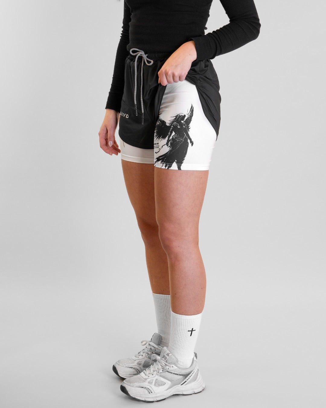 Psalms 91:2 'Divine Strength' Women's Performance Shorts