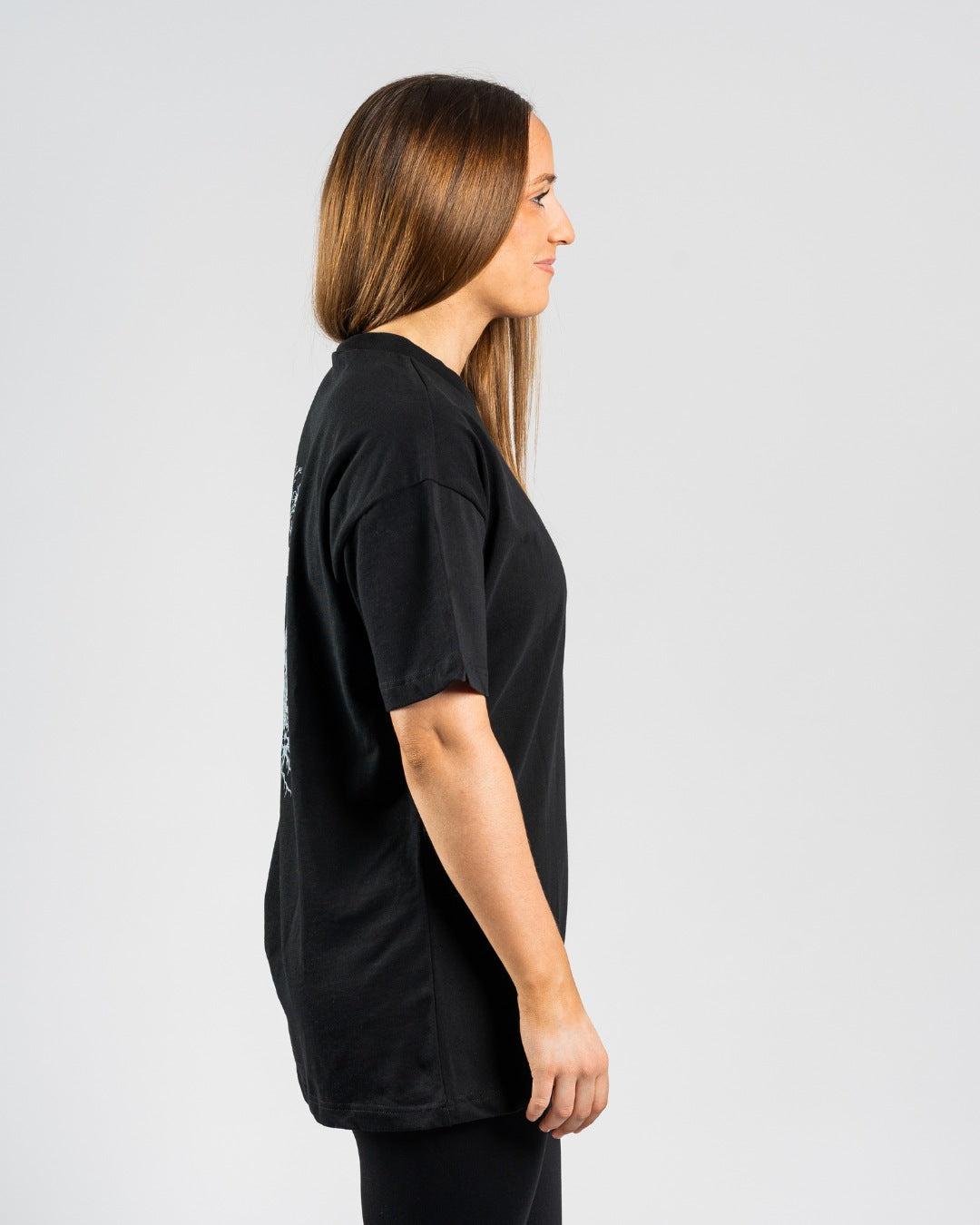 Camiseta extragrande para mujer «Arraigados en Cristo»