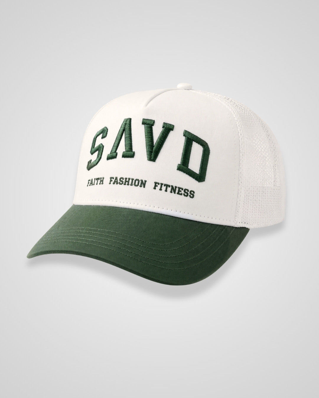SAVD College Snapback White