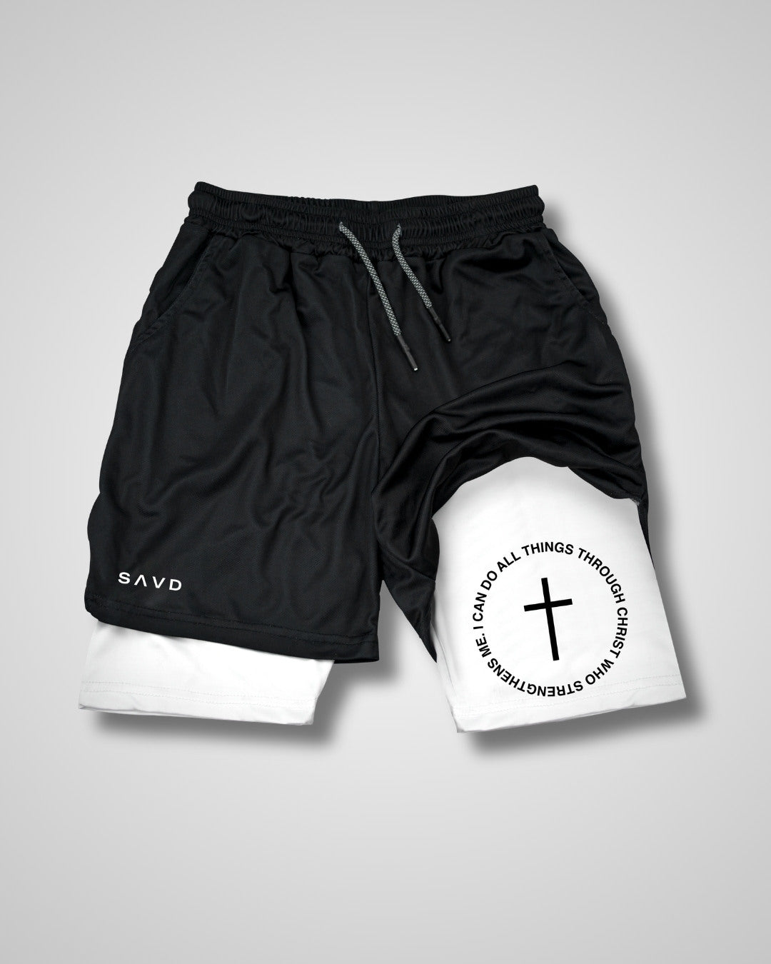 'Strength in Christ' Men’s Performance Shorts