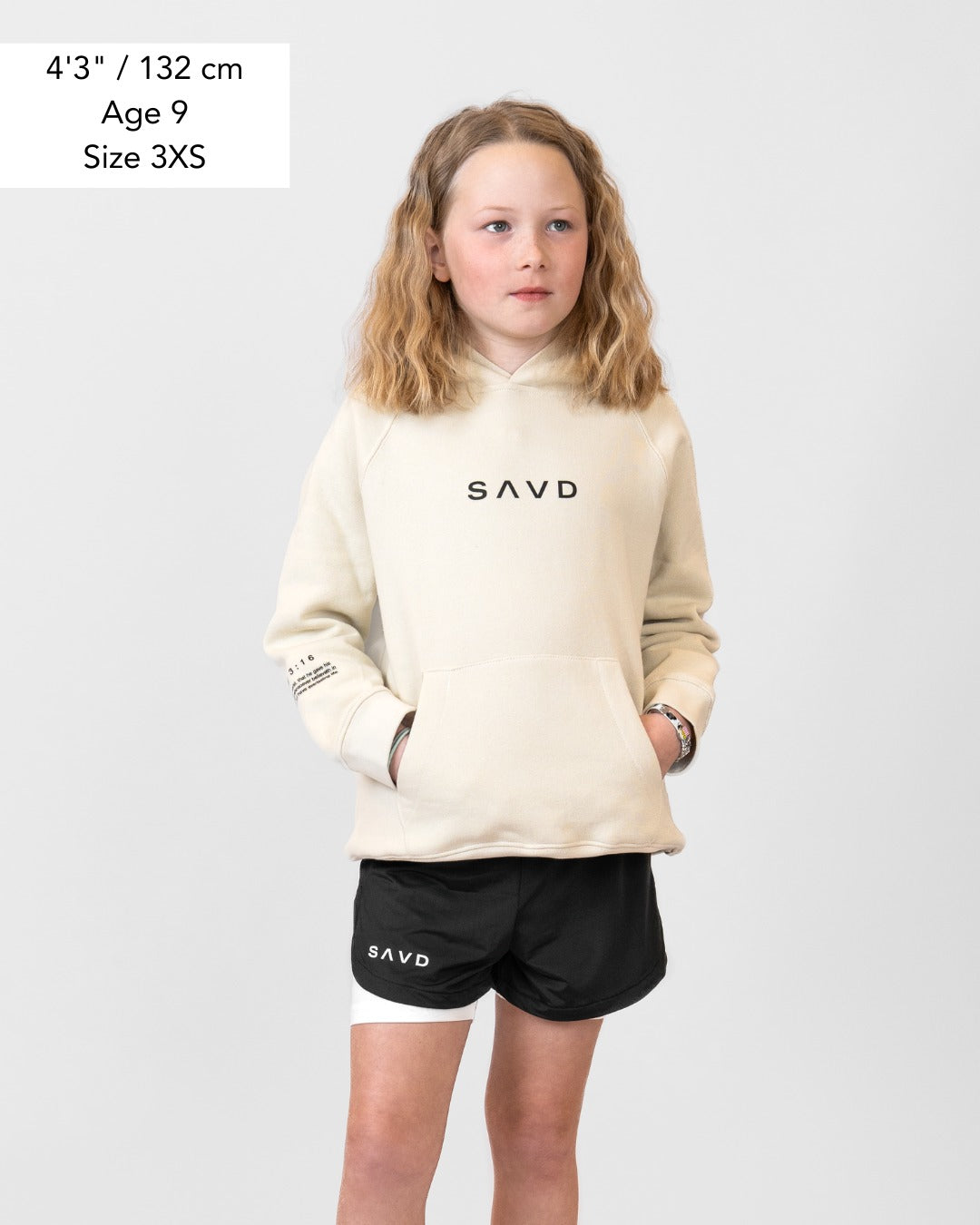 'Child of God' Girls Performance Shorts