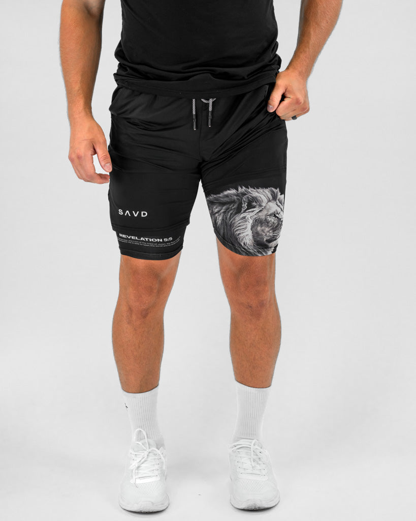 Revelation 5:5 Lion Performance Shorts