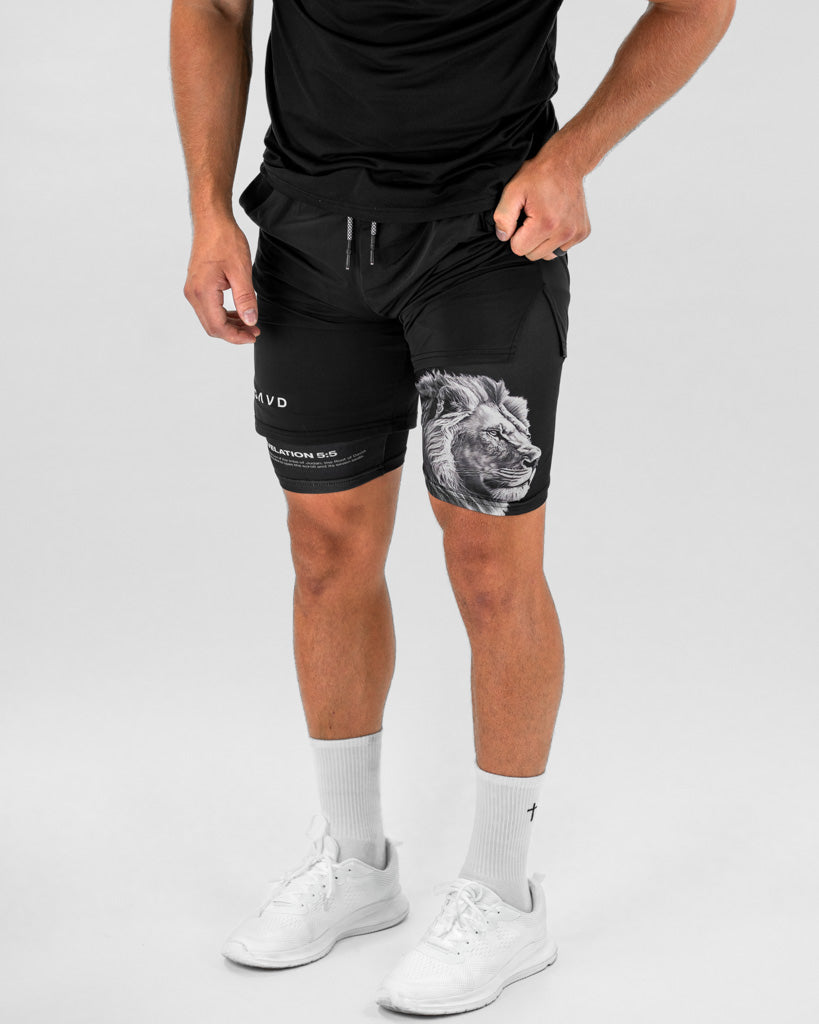 Revelation 5:5 Lion Performance Shorts