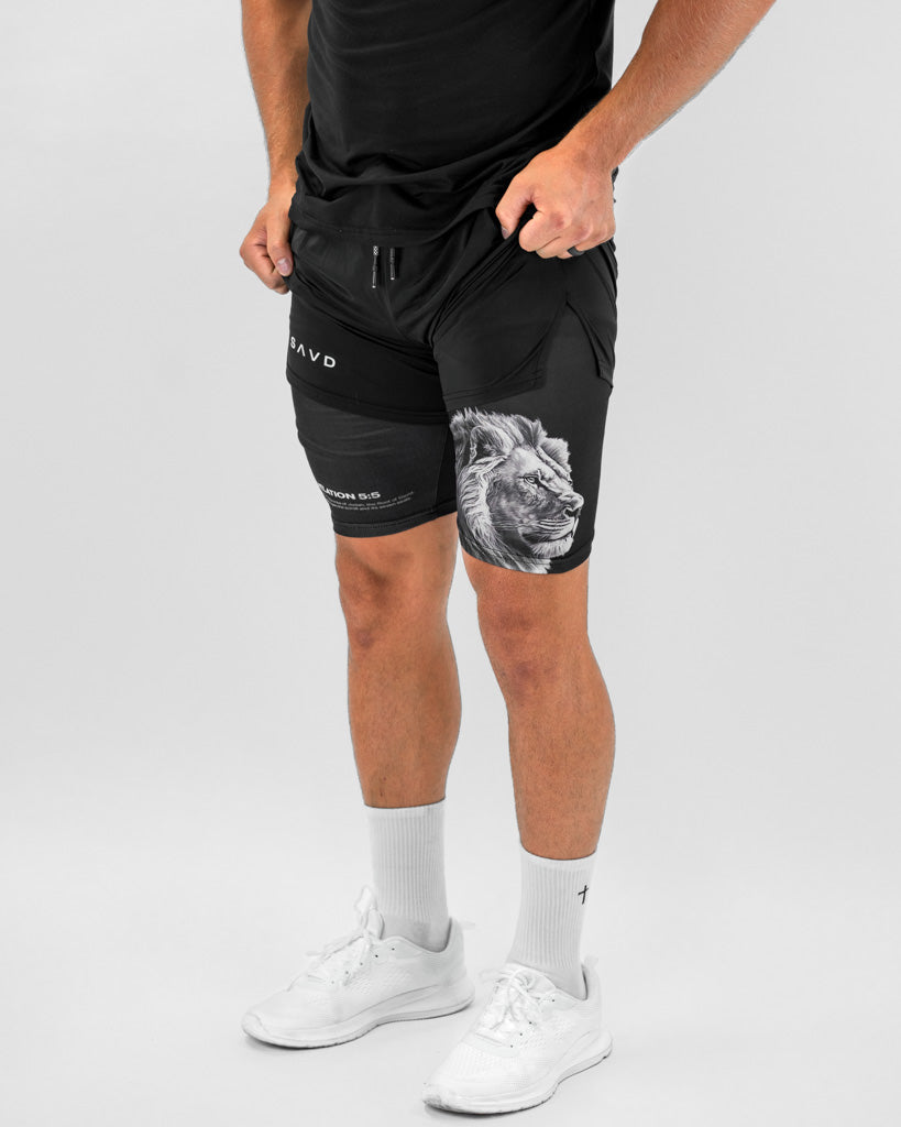 Revelation 5:5 Lion Performance Shorts