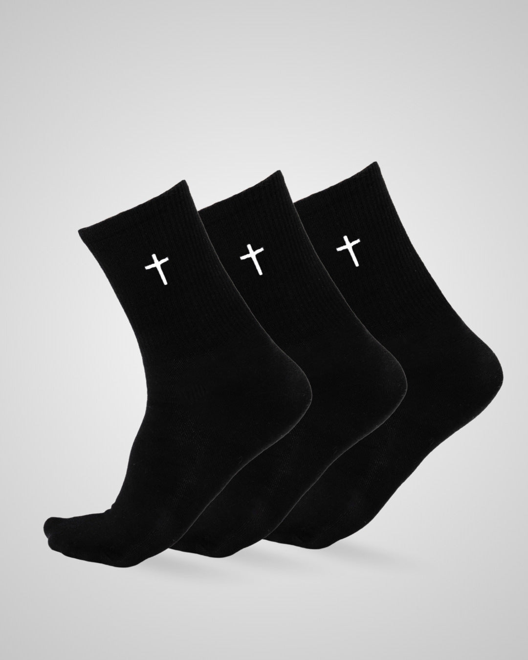 Christian Performance Socks 3-Pack - Black