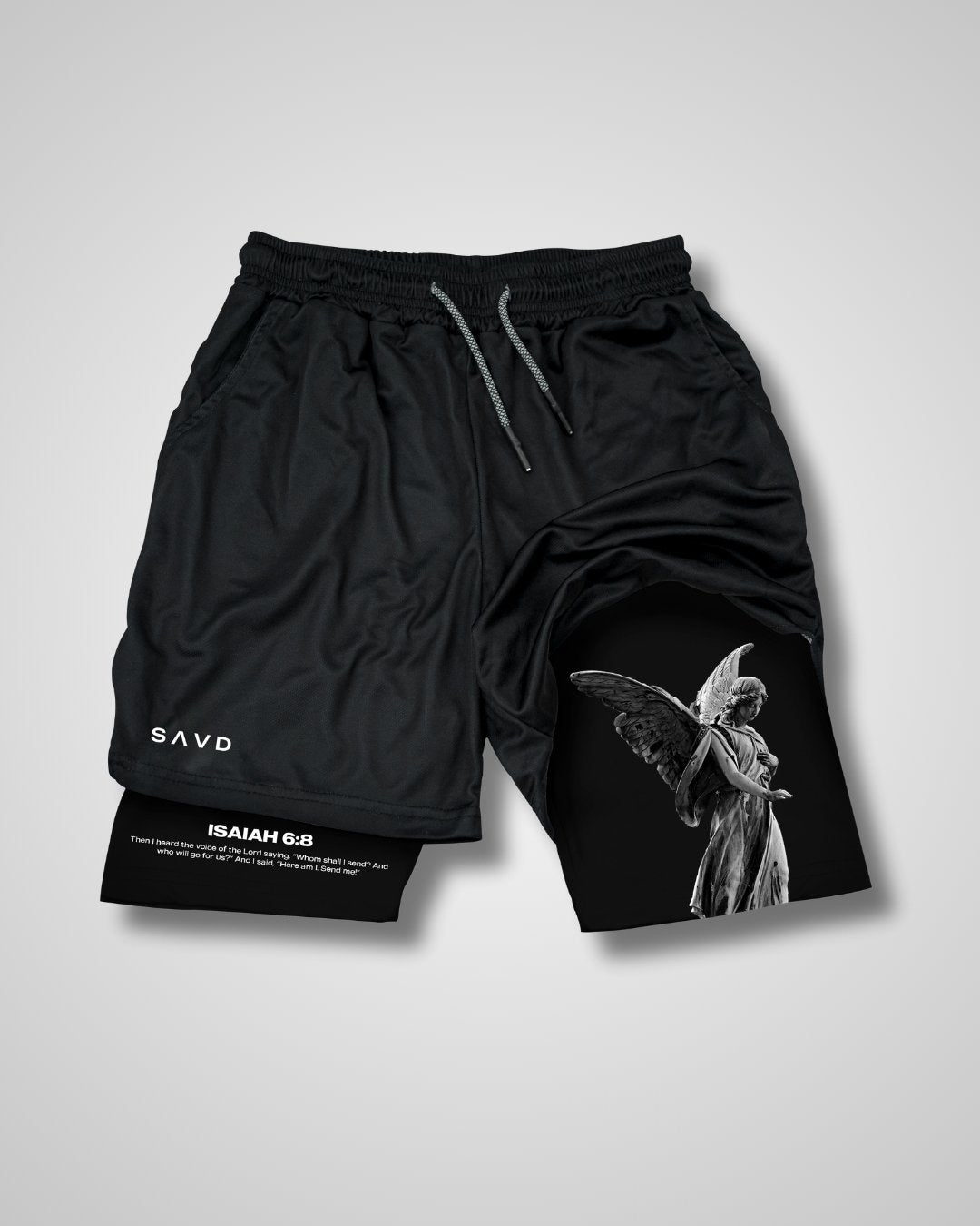 Isaiah 6:8 Angel Performance Shorts