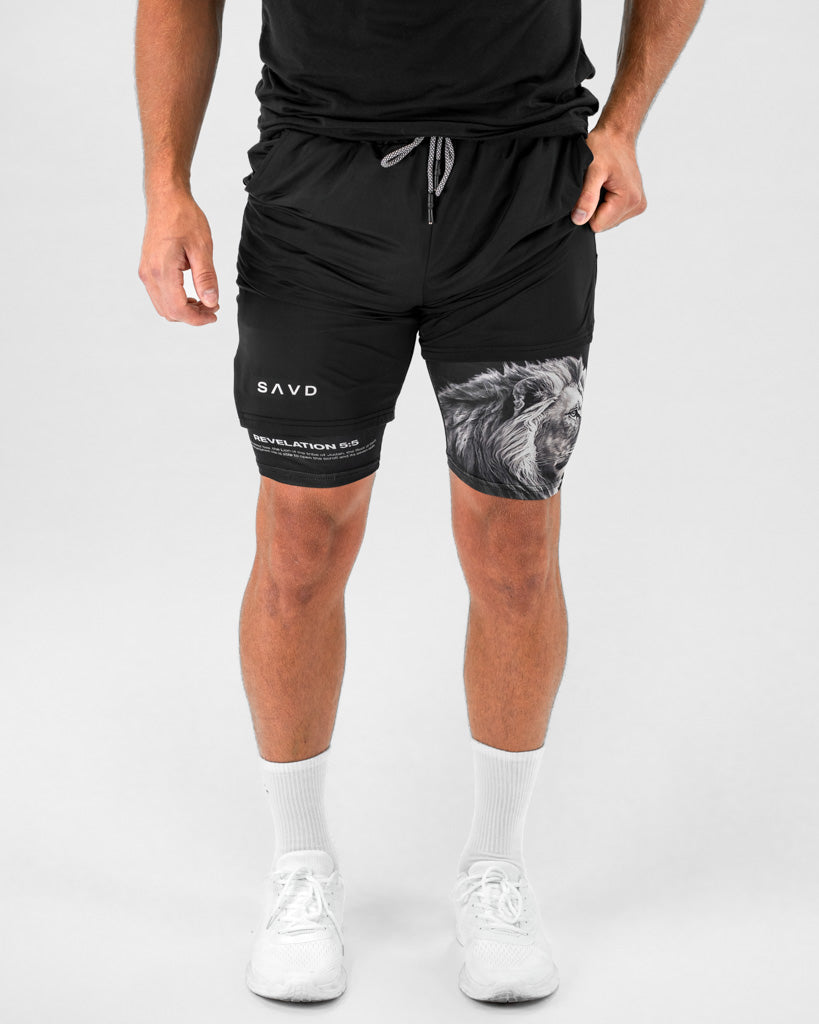 Revelation 5:5 Lion Performance Shorts