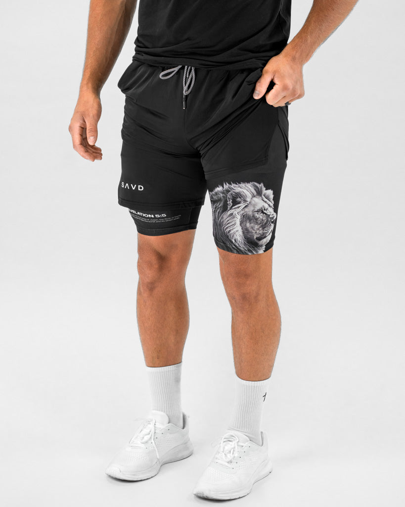 Revelation 5:5 Lion Performance Shorts