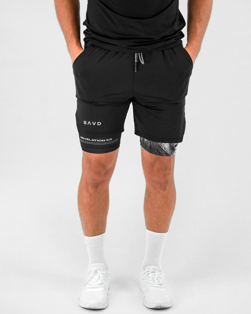 Revelation 5:5 Lion Performance Shorts