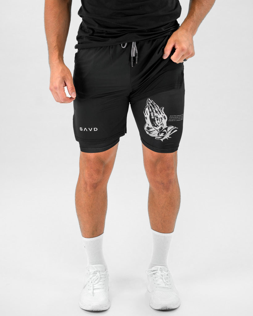 Praying Hands Performance Shorts