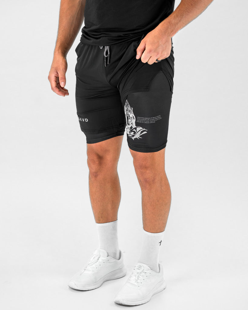 Praying Hands Performance Shorts