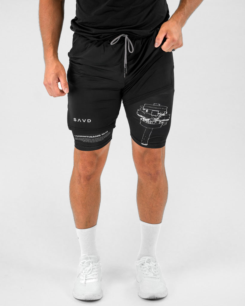 1 Corinthians 10:13 Cross Performance Shorts