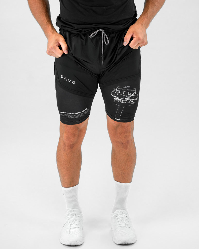 1 Corinthians 10:13 Cross Performance Shorts