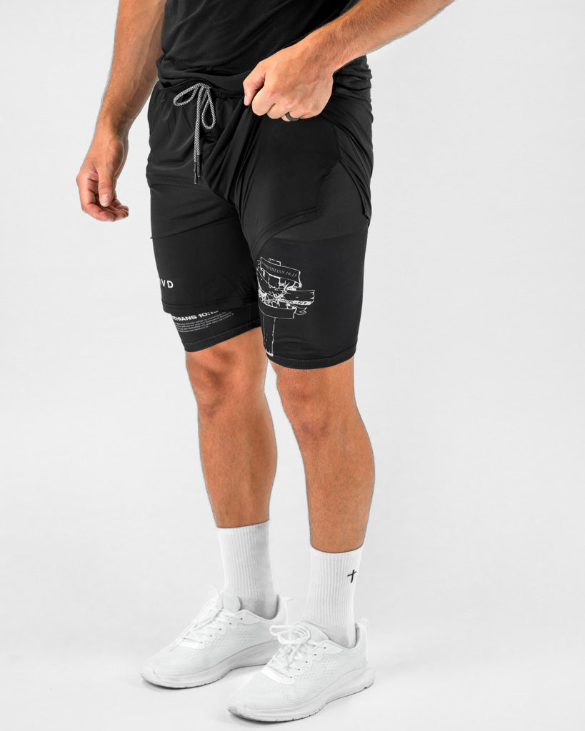 1 Corinthians 10:13 Cross Performance Shorts