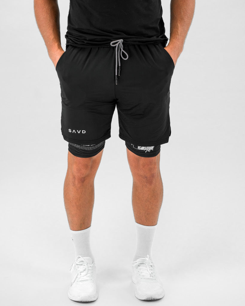 Romans 5:7-8 Christ Performance Shorts