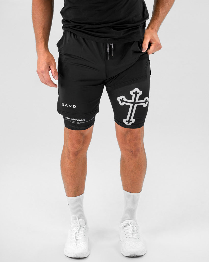 Psalm 144:1 Cross Performance Shorts