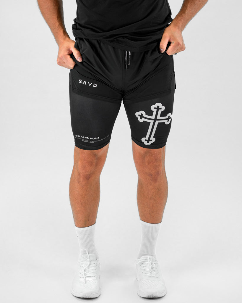 Psalm 144:1 Cross Performance Shorts