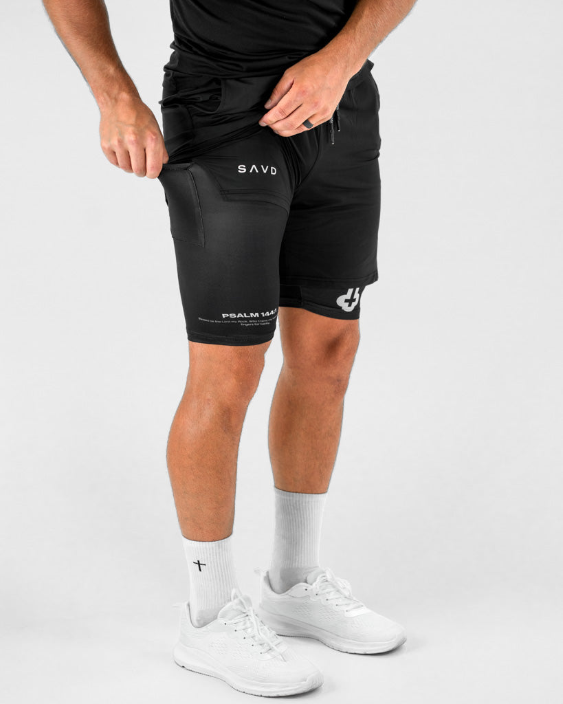 Psalm 144:1 Cross Performance Shorts