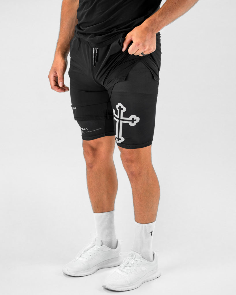 Psalm 144:1 Cross Performance Shorts