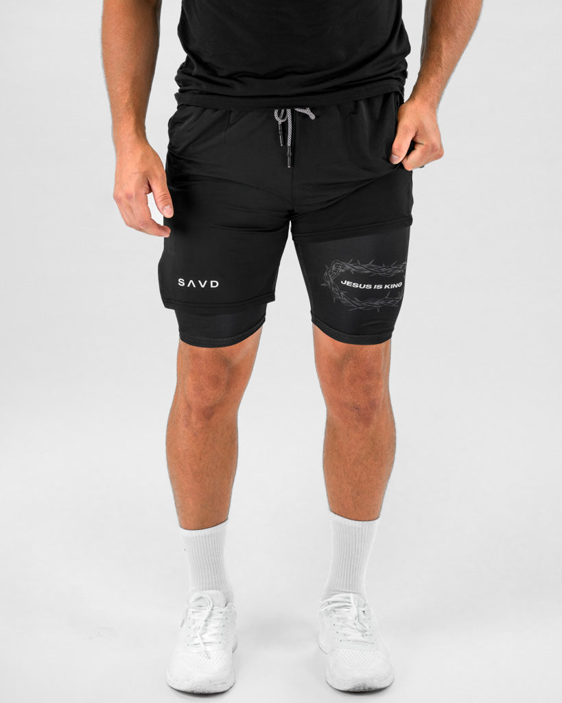 Jesus is King Performance Shorts