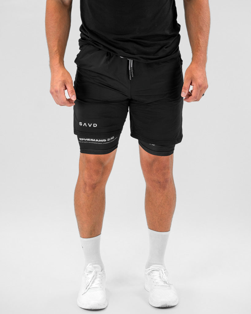 Ephesians 2:10 Cross Performance Shorts