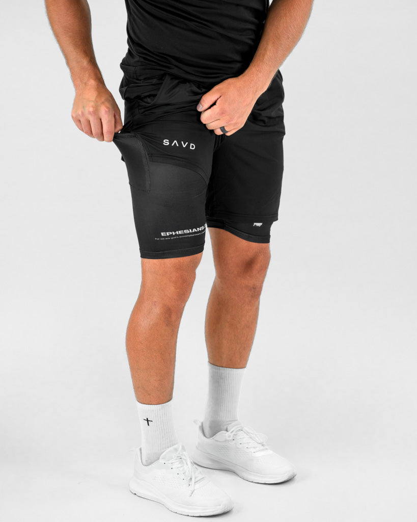 Ephesians 2:10 Cross Performance Shorts