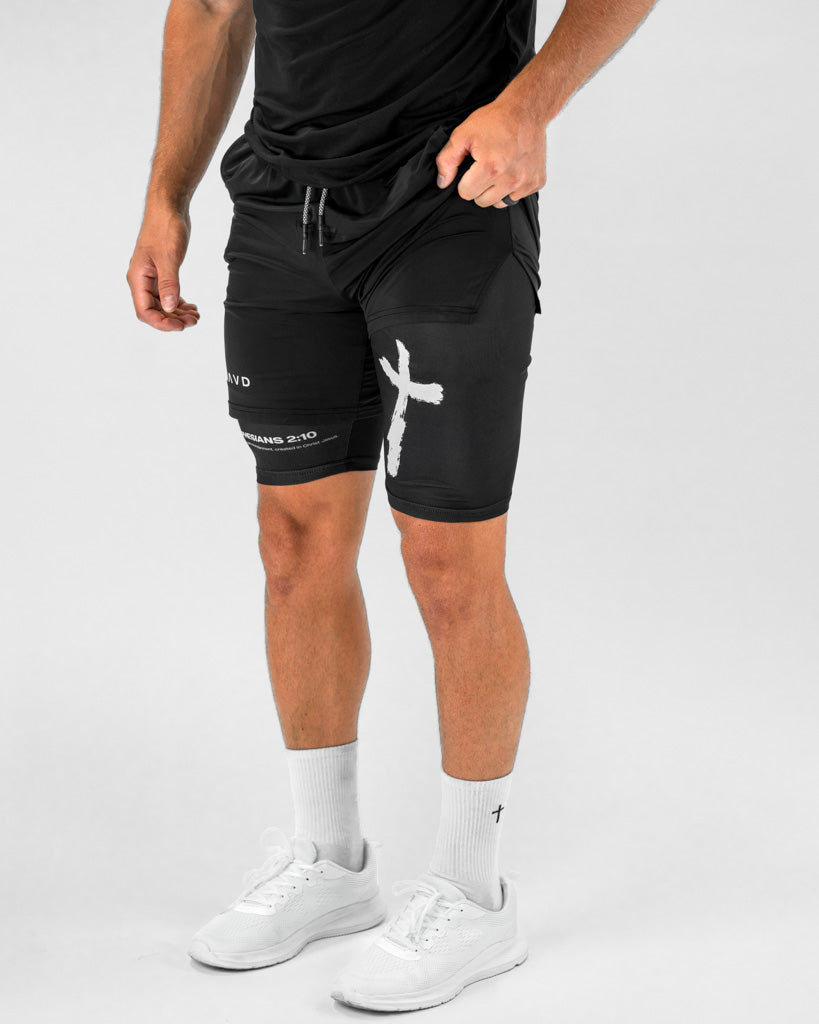 Ephesians 2:10 Cross Performance Shorts