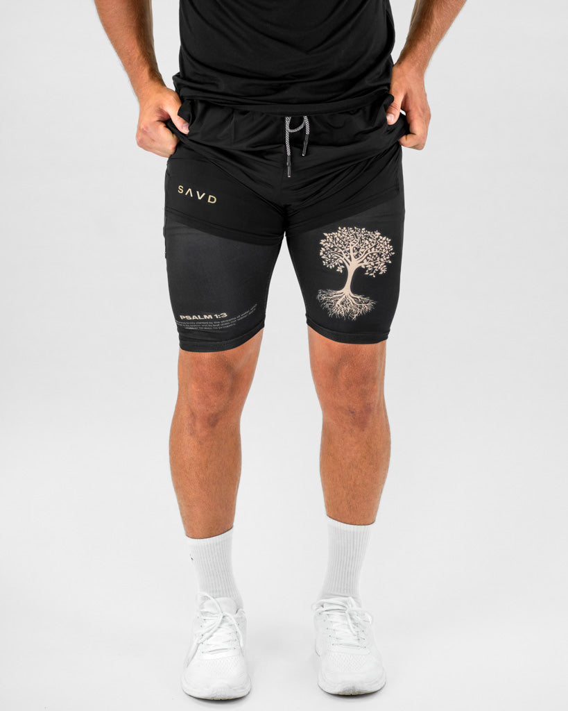 Psalm 1:3 Gold Tree Performance Shorts