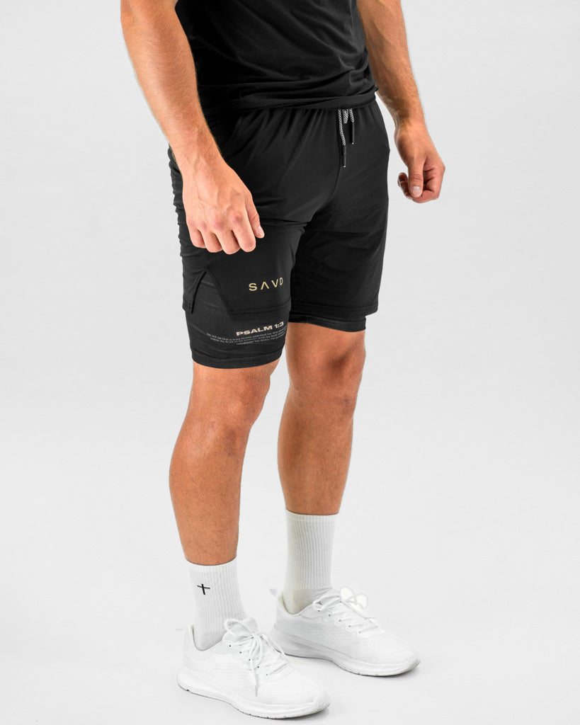 Psalm 1:3 Gold Tree Performance Shorts