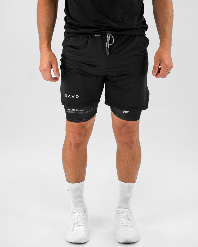 John 3:16 Cross Performance Shorts