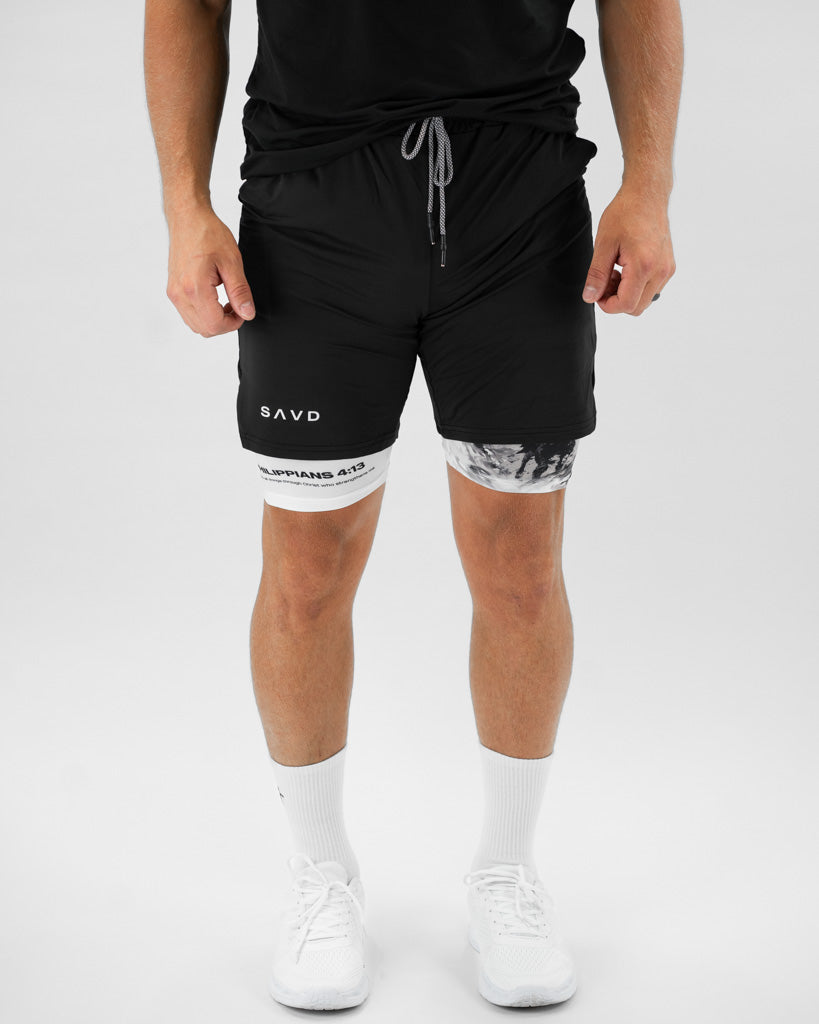 Philippians 4:13 Warrior Performance Shorts