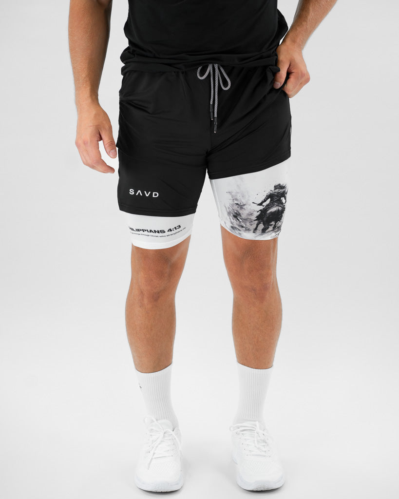 Philippians 4:13 Warrior Performance Shorts