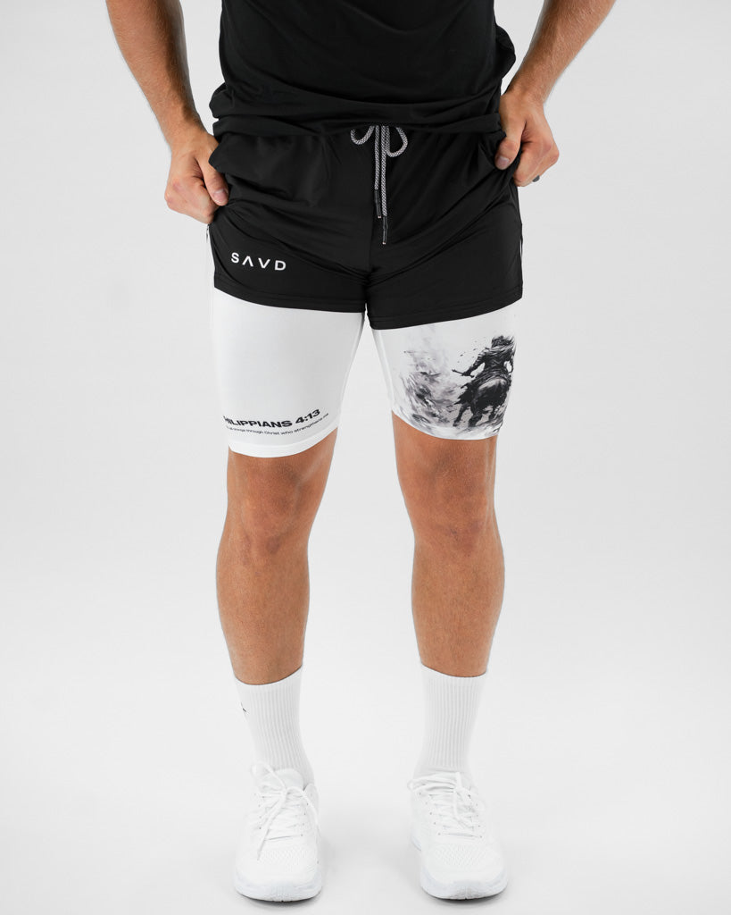 Philippians 4:13 Warrior Performance Shorts