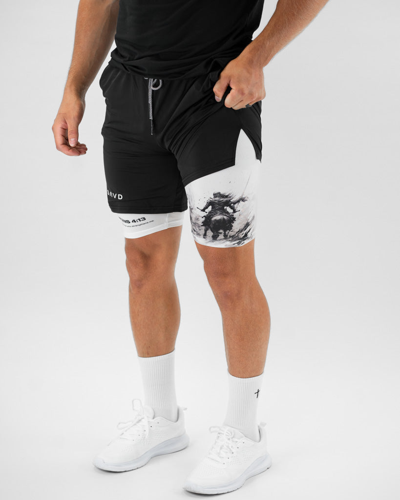 Philippians 4:13 Warrior Performance Shorts