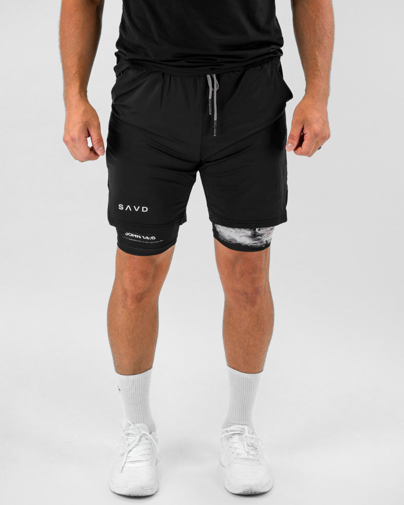 John 14:6 Cross Performance Shorts